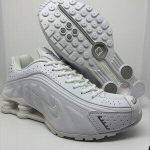 Men's All White Nike Shox